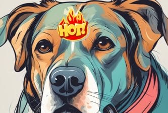 Dog's Head Feels Warm